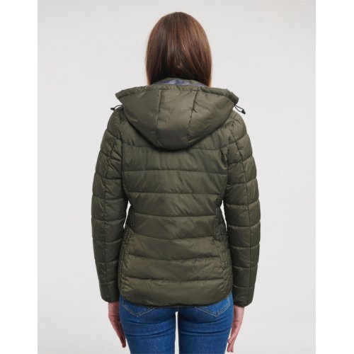 Ladies` Hooded Nano Jacket ( 0R440F0 ) Russell