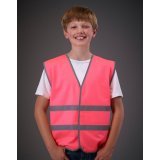 Kids Fluo Reflective Border Waistcoat ( HVW102CH )