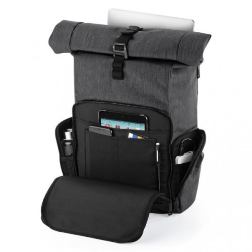 Q-Tech Charge Roll-Top Backpack ( QD995 ) Quadra