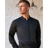 Tailored Fit Mandarin Collar Shirt