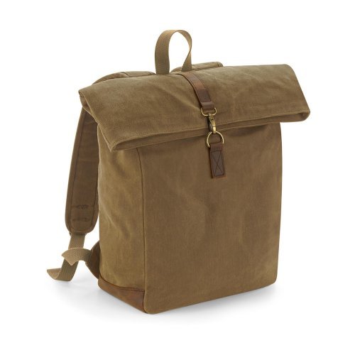 Heritage Waxed Canvas Backpack ( QD655 )