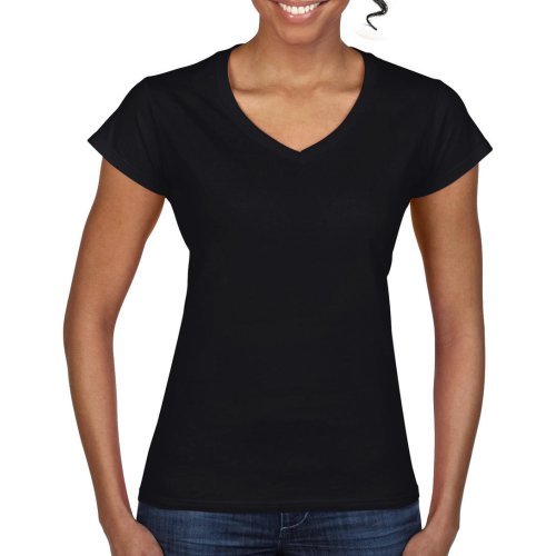 Ladies` Softstyle® V-Neck T-Shirt ( 64V00L )