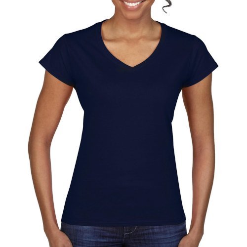 Ladies` Softstyle® V-Neck T-Shirt ( 64V00L )