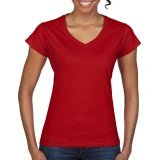 Ladies` Softstyle® V-Neck T-Shirt ( 64V00L )