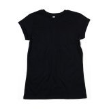 Women`s Organic Roll Sleeve T ( M81 )
