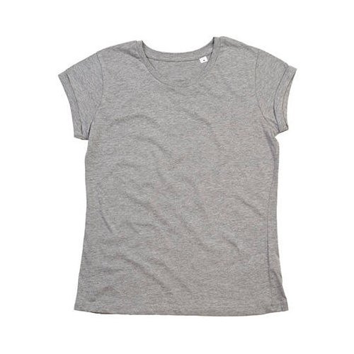 Women`s Organic Roll Sleeve T ( M81 )