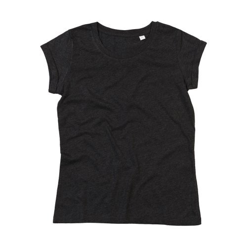 Women`s Organic Roll Sleeve T ( M81 )