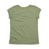 Women`s Organic Roll Sleeve T ( M81 )