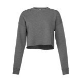 Women`s Cropped Crew Fleece ( 7503 )