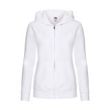 Premium Hooded Sweat Jacket Lady-Fit ( 62-118-0 )