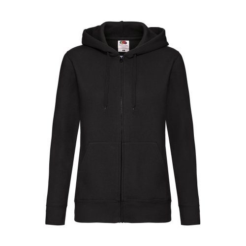 Premium Hooded Sweat Jacket Lady-Fit ( 62-118-0 )