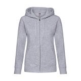 Premium Hooded Sweat Jacket Lady-Fit ( 62-118-0 )