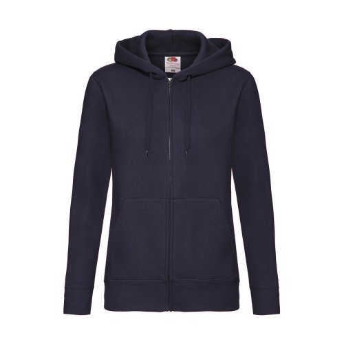 Premium Hooded Sweat Jacket Lady-Fit ( 62-118-0 )