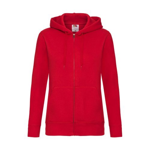 Premium Hooded Sweat Jacket Lady-Fit ( 62-118-0 )