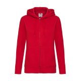 Premium Hooded Sweat Jacket Lady-Fit ( 62-118-0 )