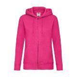 Premium Hooded Sweat Jacket Lady-Fit ( 62-118-0 )