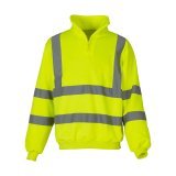 Fluo 1/4 Zip Sweat Shirt ( HVK06 )