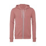 Unisex Poly-Cotton Full Zip Hoodie ( 3739 )