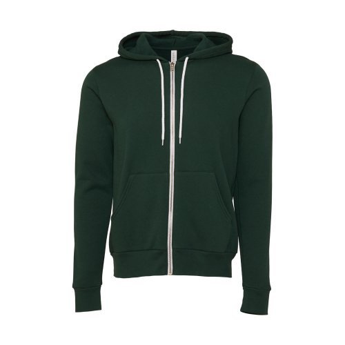 Unisex Poly-Cotton Full Zip Hoodie ( 3739 )