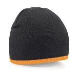 Two-Tone Beanie Knitted Hat ( B44c )