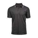 Luxury Stripe Stretch Polo ( 1407 )