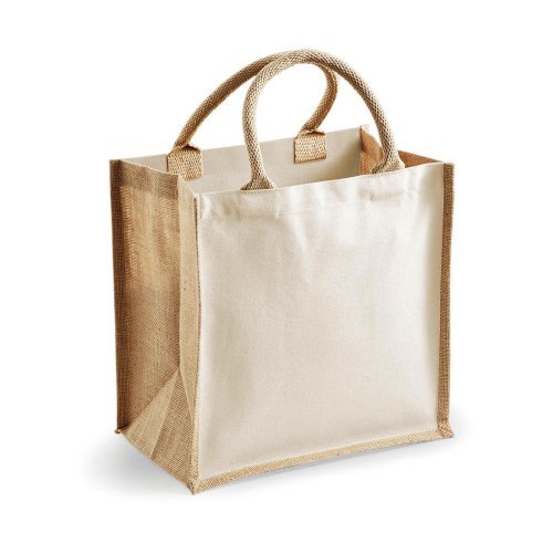 Printers` Midi Jute Bag ( W421 )