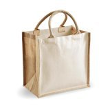 Printers` Midi Jute Bag ( W421 )