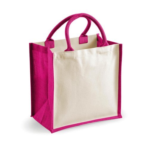Printers` Midi Jute Bag ( W421 )
