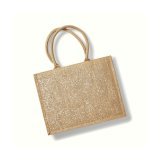 Shimmer Jute Shopper ( W437 )