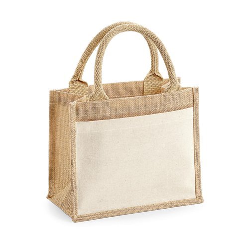 Cotton Pocket Jute Gift Bag ( W425 )