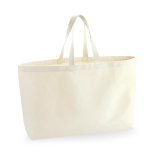 Oversized Canvas Tote Bag ( W696 )