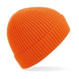 Engineered Knit Ribbed Beanie ( B380 )