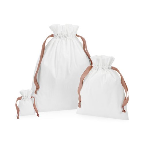 Cotton Gift Bag with Ribbon Drawstring ( W121 )