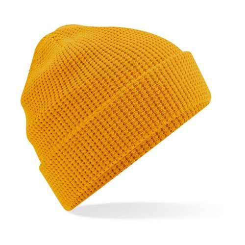 Organic Cotton Waffle Beanie ( B52N )