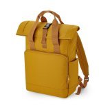 Recycled Twin Handle Roll-Top Laptop Backpack ( BG118L )