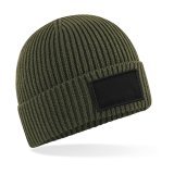 Fashion Patch Beanie ( B442R )