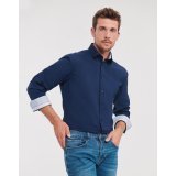 Men`s LS Tailored Contrast Ultimate Stretch Shirt ( 0R966M0 )