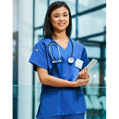 Ladies` Slip-on Tunic Essential Short Sl ( KS 66 ) 