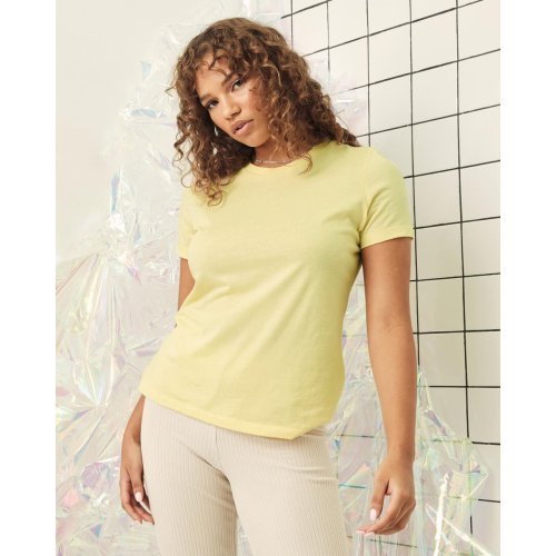 Women`s Relaxed CVC Jersey Short Sleeve Tee ( 6400CVC ) 