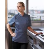 Short-Sleeve Ladies` Chef Jacket Modern-Look ( JF 25 )