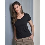 Women`s Luxury V-Neck Tee ( 5005 )