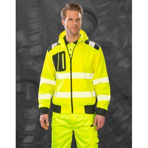 Recycled Robust Signalinis džemperis su kapišonu ir užtrauktuku ( R503X ) Result Genuine Recycled