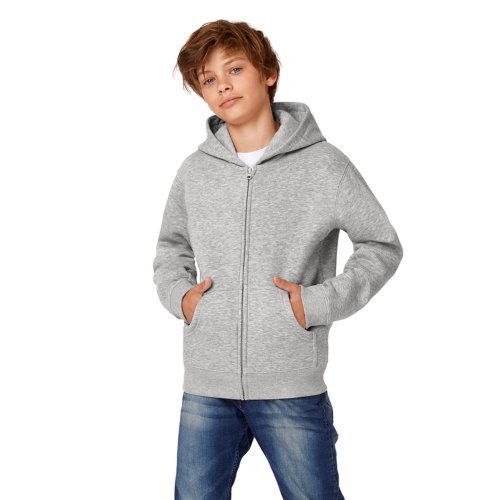 Džemperis su užtrauktuku ir kapišonu ( WK682 ) B&C