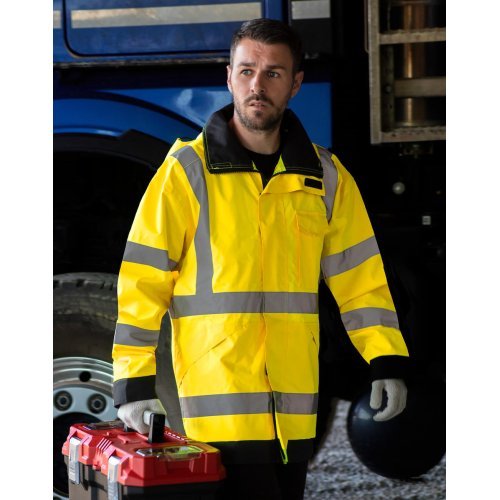 Hi-Vis Rain Jacket Lite "Kaunas" ( KXRLJ ) 