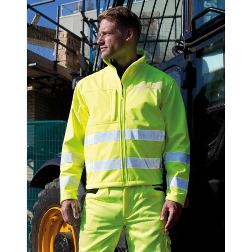 Hi-Vis Softshell Jacket ( R117 ) Result Safe-Guard