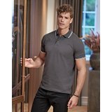 Luxury Stripe Stretch Polo ( 1407 )