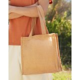 Jute Compact Tote ( W406 )