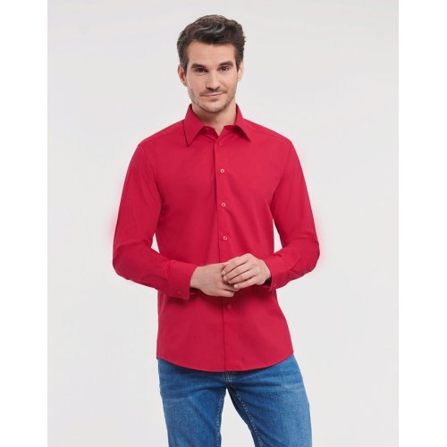 Tailored Poplin Shirt LS ( 0R924M0 ) Russell Collection