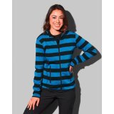 Moteriškas dryžuotas Fleece džemperis ( ST5190 )