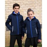 Kids TX Performance Hooded Softshell Jacket ( R224J/Y )